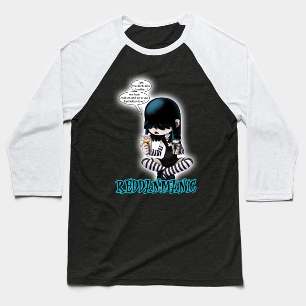 the Loud House - Lucy Loud Baseball T-Shirt by Reddanmanic